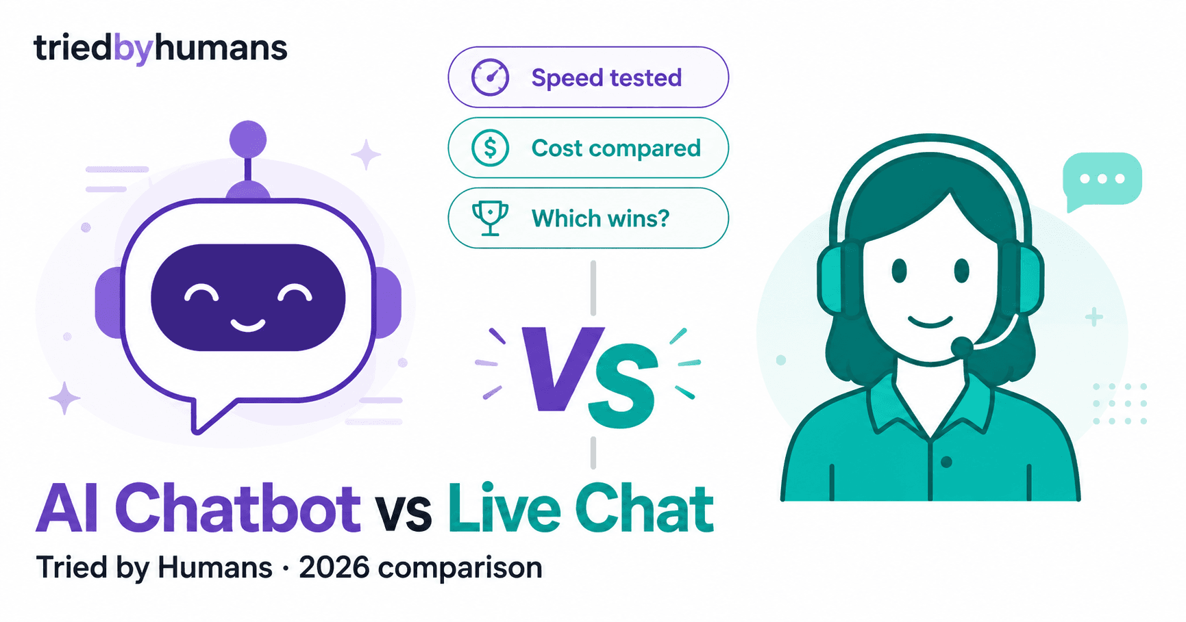 AI Chatbot vs Live Chat: When to Use Each in 2026