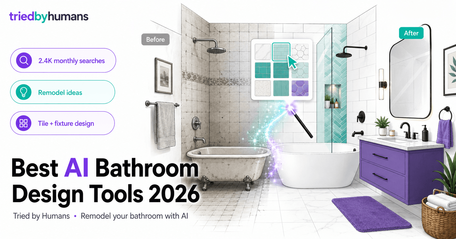 Best AI Bathroom Design Tools in 2026: Tested on Real Bathrooms