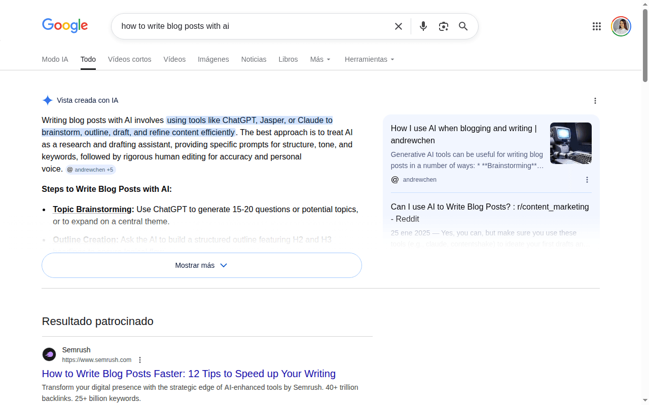 Step 2: Research your topic with a structured outline before generating