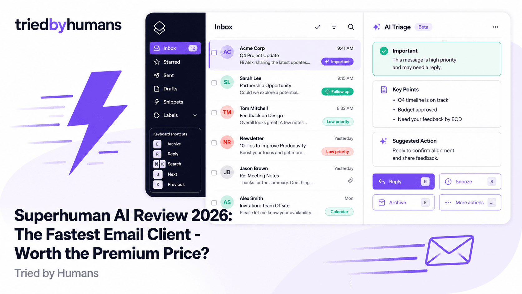 Superhuman AI Review 2026: The Fastest Email Client — Worth the Premium Price?