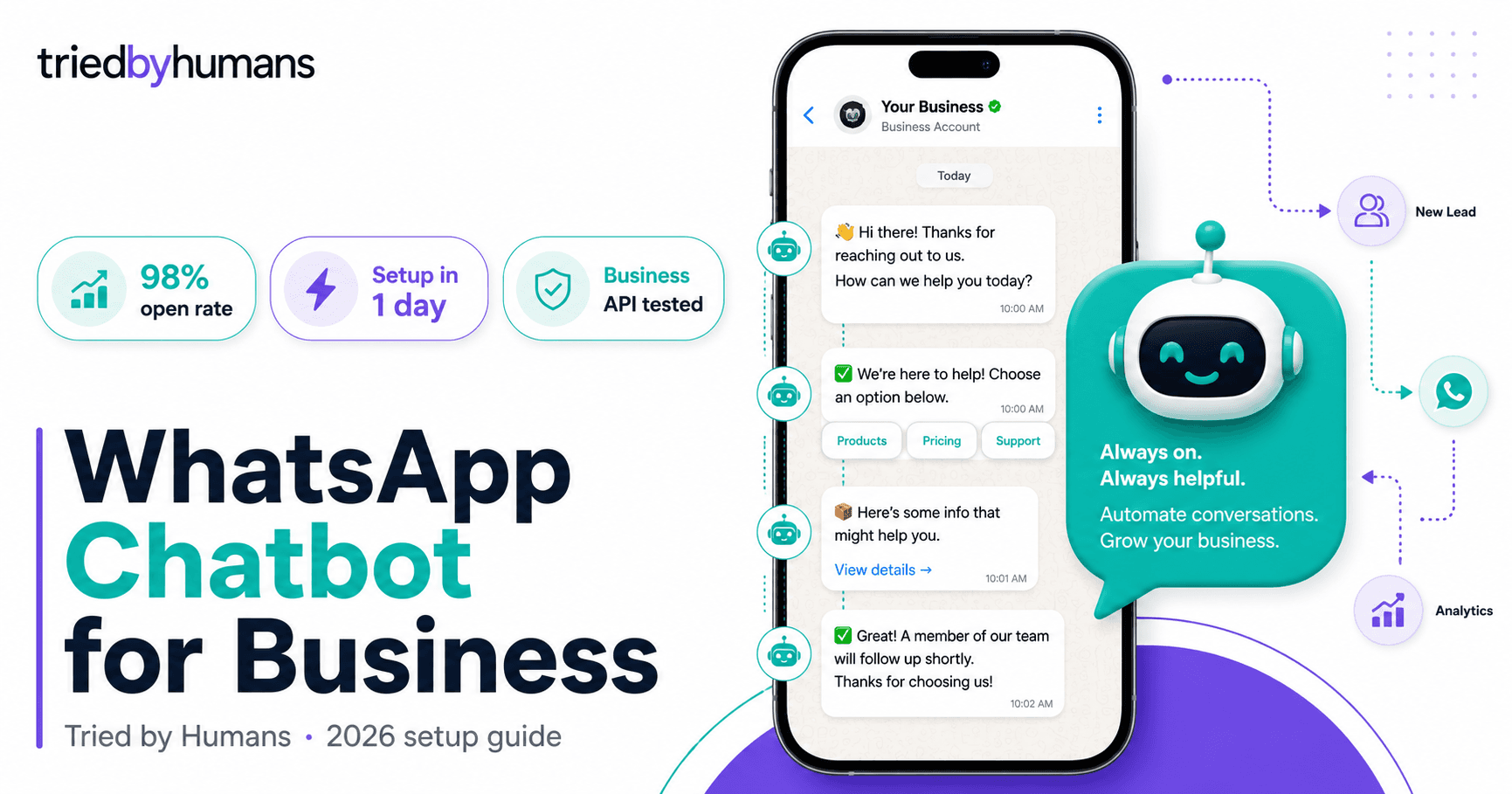 WhatsApp Chatbot for Business: Setup Guide and Top Platforms (2026)